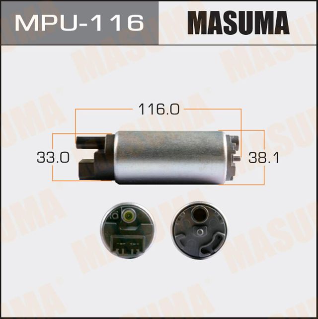 Бензонасос (топливный насос) Masuma для Lexus RX III 2008-2015. Артикул MPU-116