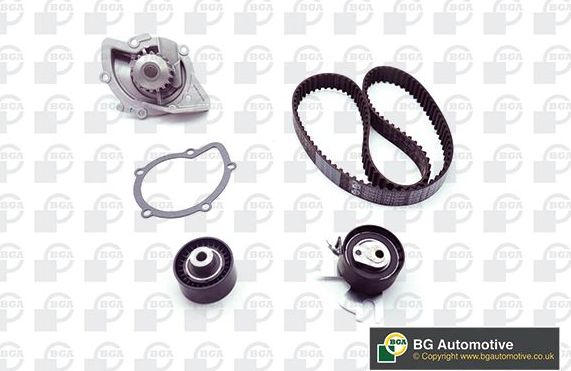 Помпа (водяной насос) с комплектом ремня ГРМ BGA. Артикул TB2309CPK