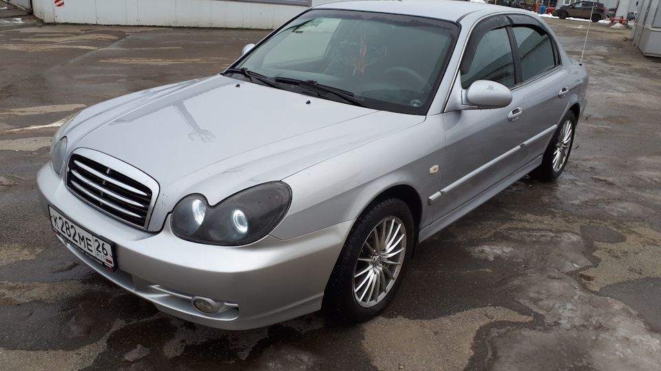 Дефлекторы Cobra для окон Hyundai Sonata IV EF 1999-2004, EF ТАГАЗ 2004-2011. Артикул H21498