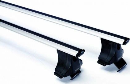 Багажник на крышу Атлант креп. на штатные места для Mitsubishi Outlander I 2003-2005 (Аэродинамические дуги). Артикул 8845+8809+8827