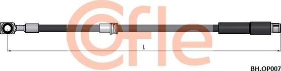 Тормозной шланг Cofle. Артикул 92.BH.OP007
