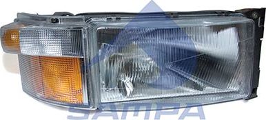 Фара передняя основная Sampa правая для Scania 4 1995-2008. Артикул 042.057