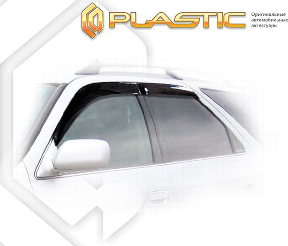 Дефлекторы СА Пластик для окон (Classic полупрозрачный) Toyota Mark-2 Qualis 1997-2002. Артикул 2010030300399