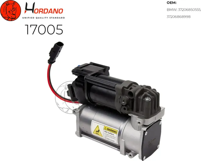 Компрессор пневматической подвески (Hordano) Hordano. Артикул 17005