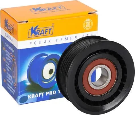 Ролик направляющий приводного ремня (Kraft). Артикул KT100952