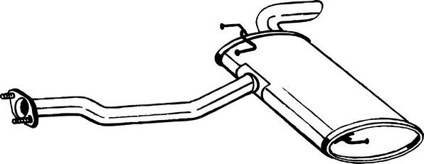 Глушитель Bosal. Артикул 169-073