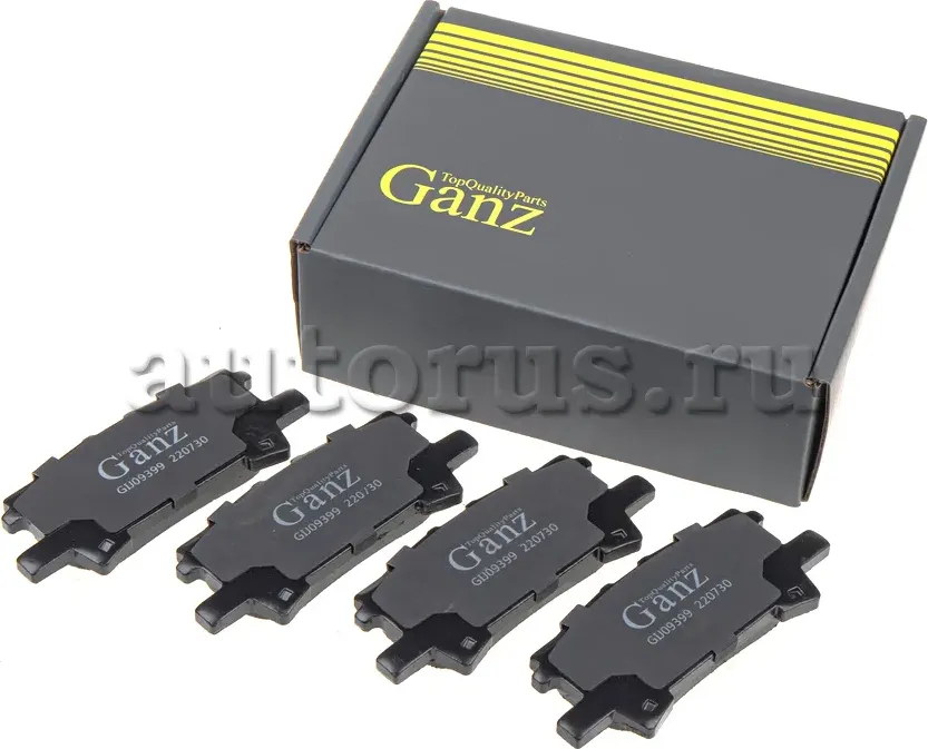 Колодки задние (Ganz). Артикул GIJ09399