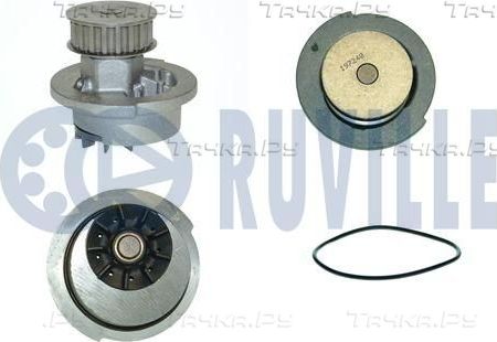 Помпа (водяной насос) Ruville для Opel Kadett E 1984-1994. Артикул 56437P