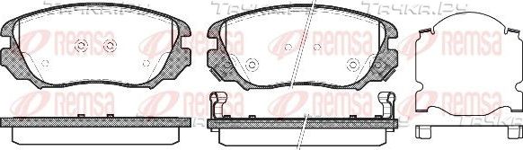 Тормозные колодки Remsa передние для Opel Insignia I 2008-2017. Артикул 1385.02