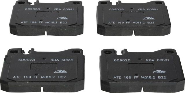 Тормозные колодки ATE передние для Mercedes-Benz S-Класс I (W116) 1972-1980. Артикул 13.0460-9028.2