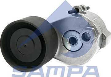 Натяжной ролик (натяжитель) приводного клинового зубчатого ремня Sampa. Артикул 036.398