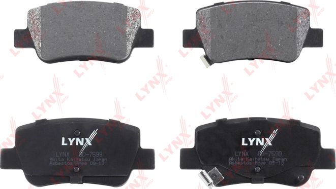 Тормозные колодки LYNXauto. Артикул BD-7599