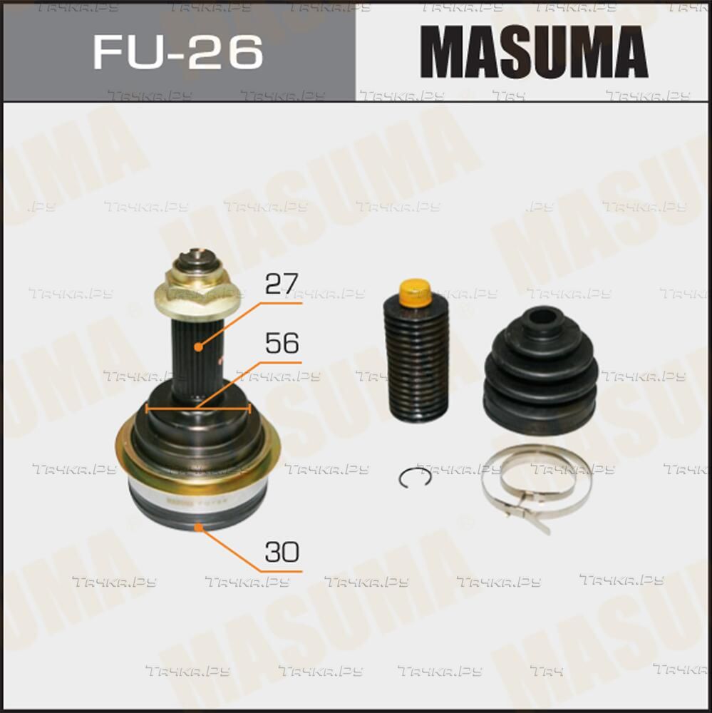 Шрус наружный (граната) Masuma передний для Subaru Impreza I 1992-2000. Артикул FU-26
