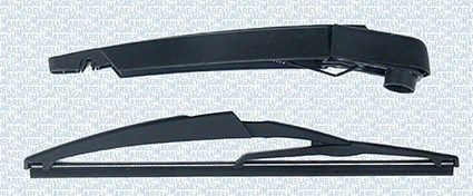 Поводок (рычаг) и щетка стеклоочистителя (дворника) Magneti Marelli. Артикул 000723180396