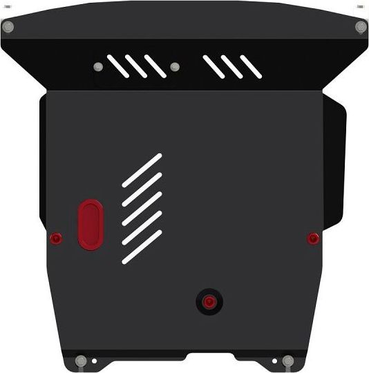 Защита Шериф (2 мм) для картера и КПП Hyundai Getz 2002-2011. Артикул 10.0930