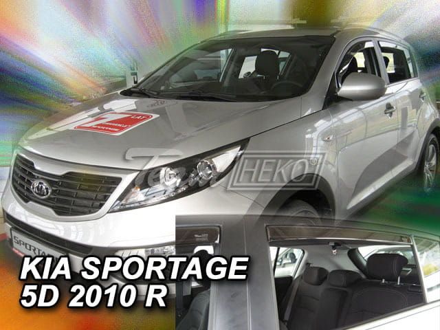 Дефлекторы Heko для окон Kia Sportage III 2010-2015. Артикул 20148