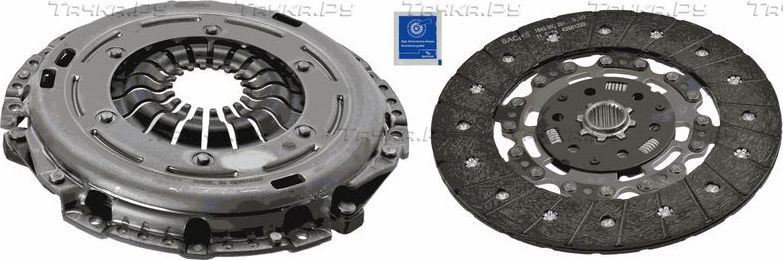 Сцепление (комплект) SACHS XTend для Volkswagen Polo VI 2017-2026. Артикул 3000 970 066
