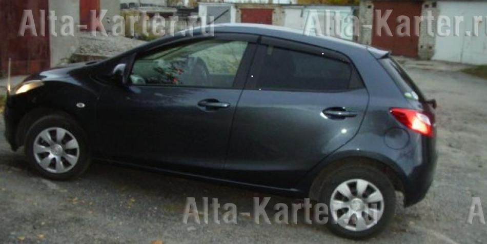 Дефлекторы Cobra Tuning для окон Mazda 2 II до рестайлинга хэтчбек 5-дв. 2007-2010. Артикул M20108