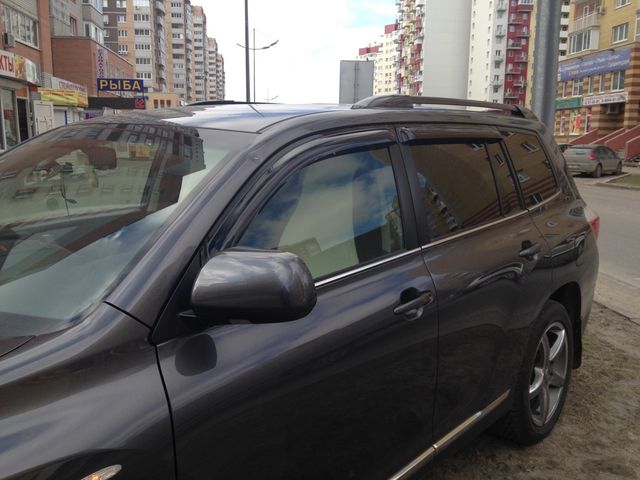 Дефлекторы SIM для окон Toyota Highlander II 2010-2014. Артикул STOHIG1032
