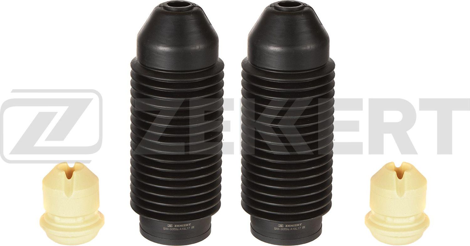Комплект отбойников и пыльников амортизаторов (стоек) Zekkert (Полиуретан). Артикул SM-3059S