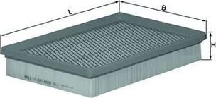 Воздушный фильтр Mahle для Citroen XM II 1994-2000. Артикул LX 1661