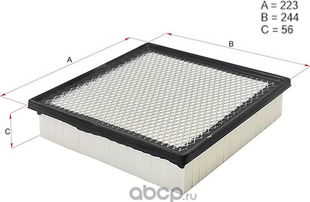 Фильтр воздушный TOYOTA CAMRY/HYBRID/LEXUS RX270/RX350/RX450H/ES/NX 14 (Hosu). Артикул HSAF0059