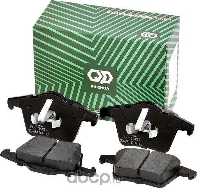 Колодки тормозные дисковые задние Performante (Pilenga). Артикул FDP3449T