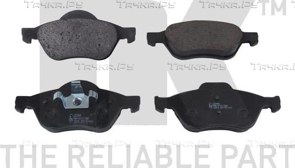 Тормозные колодки NK передние для Renault Laguna II 2001-2007. Артикул 223948