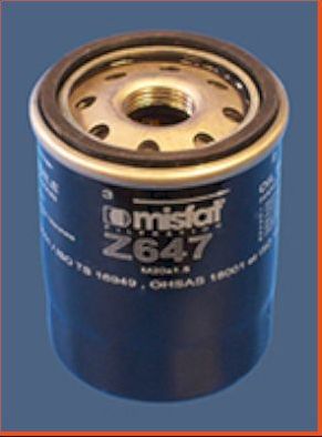 Масляный фильтр MISFAT. Артикул Z647