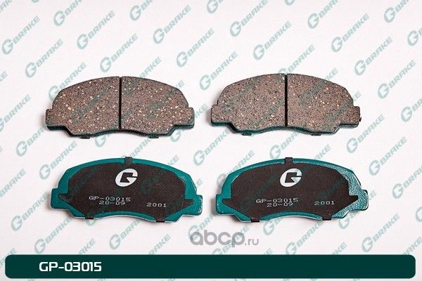 Колодки G-brake GP-03015 G-Brake. Артикул GP03015