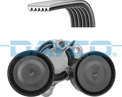 Приводной ремень поликлиновой с роликами (комплект) Dayco для BMW 4 F32/F33/F36 2013-2026. Артикул KPV294