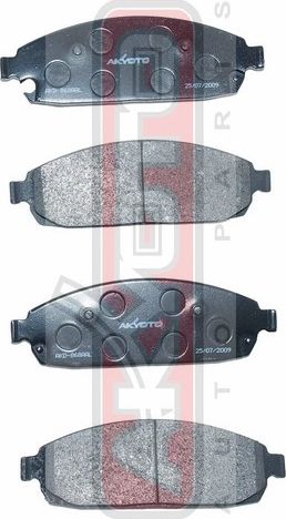 Тормозные колодки Akyoto Packing AKYOTO. Артикул AKD-868AA