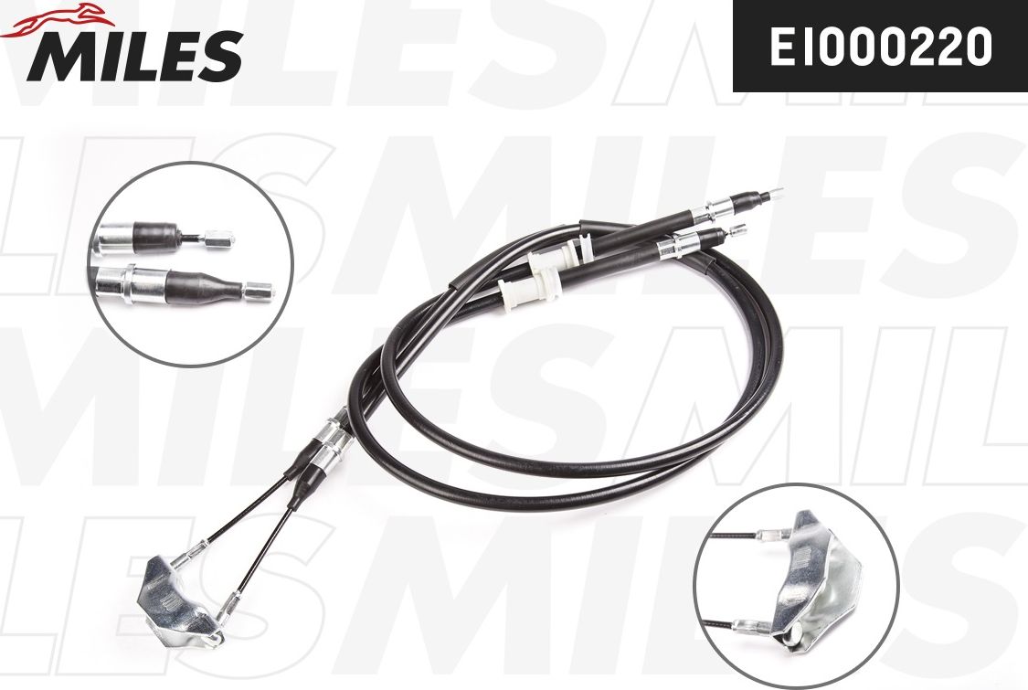 Трос ручника (тросик ручного тормоза) Miles. Артикул EI000220