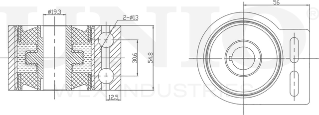 Сайлентблок рычага подвески (Unio). Артикул RMP-20170