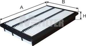 Воздушный фильтр MFilter для Mitsubishi Pajero IV 2006-2025. Артикул K 7114