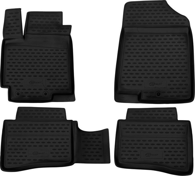 Коврики Format c повышенной износостойкостью для салона Kia Rio III 2011-2014. Артикул FORMAT.25.38.210h