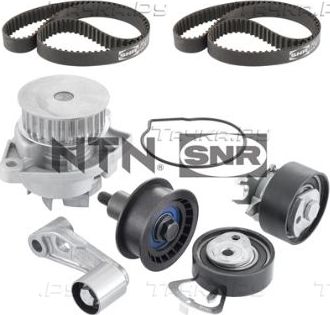 Помпа (водяной насос) с комплектом ремня ГРМ NTN / SNR для SEAT Toledo II 2000-2004. Артикул KDP457.260