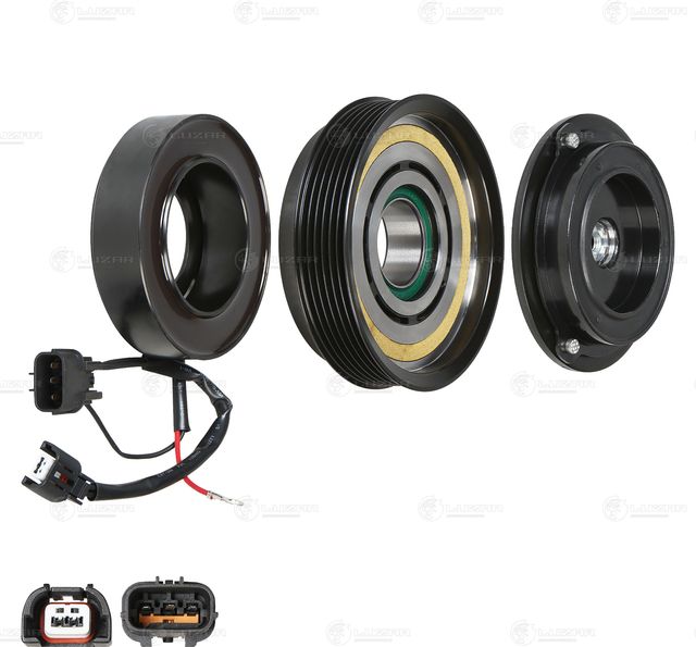 Муфта компрессора кондиционера (в сборе) Luzar для Kia Sportage III 2010-2016. Артикул LMAC 0805