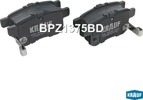 Колодки тормозные дисковые (Krauf). Артикул BPZ1375BD