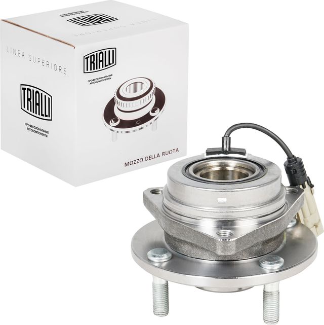 Ступица колеса с интегрированным подшипником (в сборе) Trialli передняя для Chery Fora (A21) 2004-2012. Артикул MR 2730