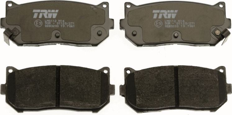 Тормозные колодки TRW COTEC. Артикул GDB3203