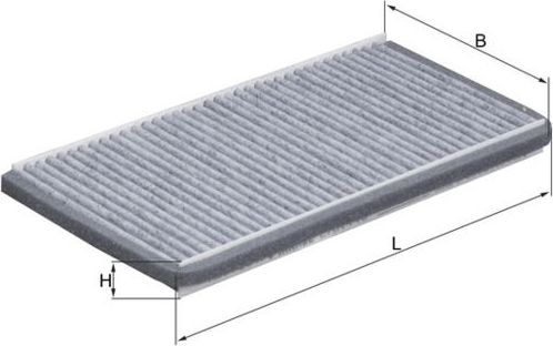 Салонный фильтр Mahle. Артикул LAK 448