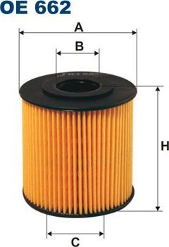 Масляный фильтр Filtron. Артикул OE 662