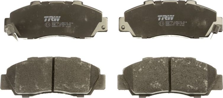 Тормозные колодки TRW COTEC. Артикул GDB3177