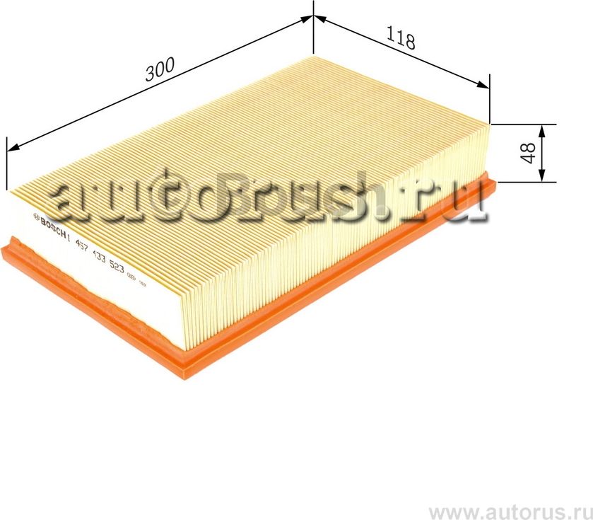 Фильтр воздушный MB W210 2.0-4.3 97-03 (Bosch). Артикул 1457433523