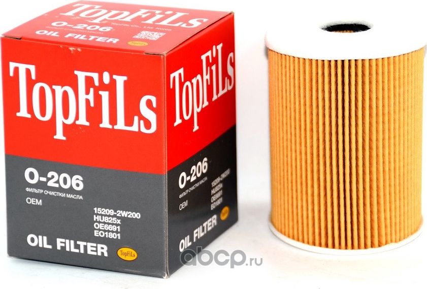 ФИЛЬТР МАСЛЯНЫЙ (Topfils). Артикул O206