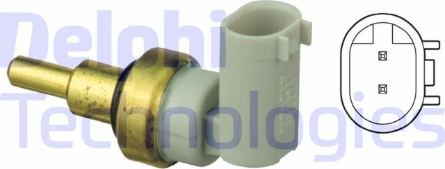 Датчик температуры охлаждающей жидкости Delphi. Артикул TS10473