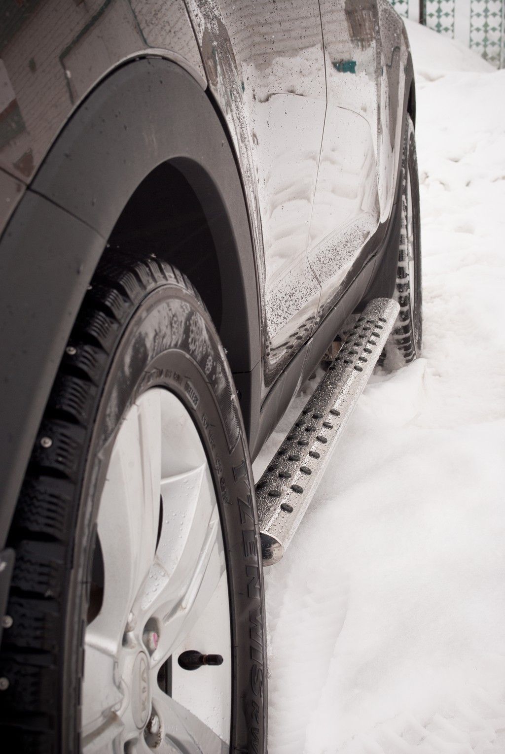 Защита порогов RusStal труба d75х42 овал с проступью для Nissan X-Trail T31 2011-2014. Артикул NXO-010091