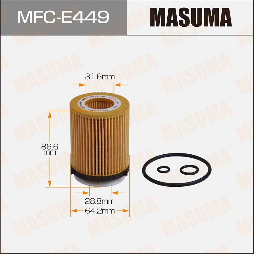 Масляный фильтр Masuma. Артикул MFC-E449