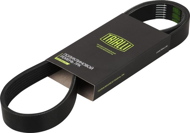 Приводной ремень поликлиновой Trialli (EPDM (Этилен-пропиленовый каучук)). Артикул 7PK1125